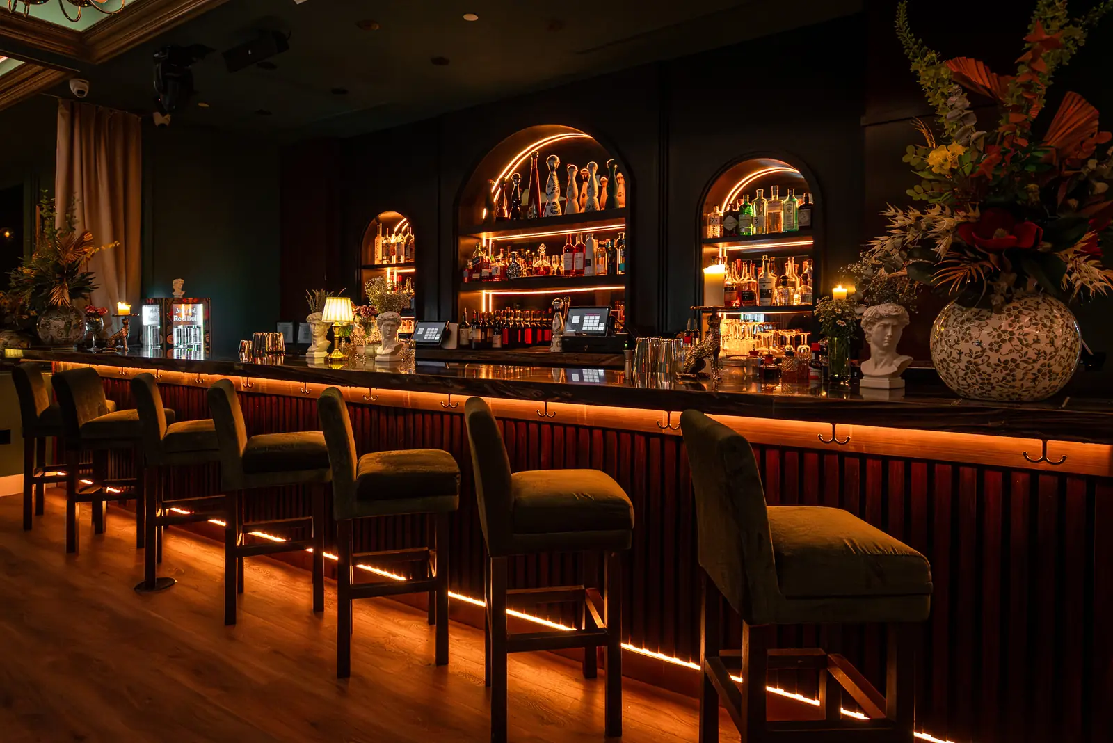 The cocktail bar